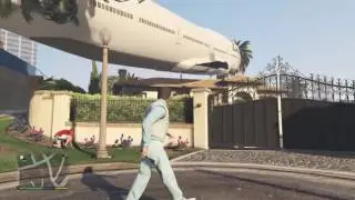 Grand Theft Auto V - Random Plane Crash