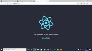 How to create react app through command prompt on windows10