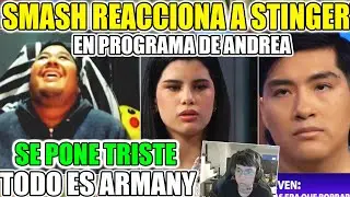 😮Smash REACCIONA A Stinger en programa de 