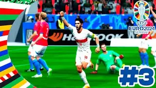TURQUIA VS REPUBLICA CHECA POR LA CLASIFICASION LO LOGRAREMOS??😱😱EUROCOPA 2024 PES 2013 #3