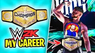 Brandon Debuts The New US Title! (WWE 2K MyCAREER)