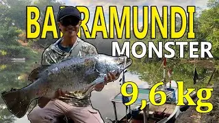 PASER MANIA ||| WARGA BERKUMPUL MENYAKSIAKAN TAKLUKNYA KAKAP PUTIH/ BARRAMUNDI 9,6 KG