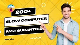 স্লো কম্পিউটার ফাস্ট করুন | Laptop Speed Slow Solution Bangla