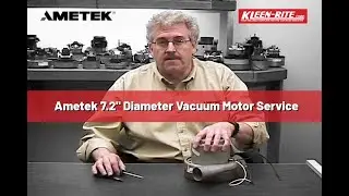 Ametek 7.2" Diameter Motor Brush Replacement | Kleen-Rite