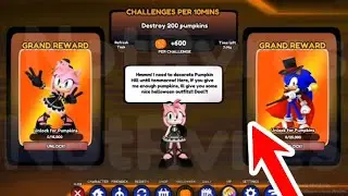 *NEW* PUMPKIN HILL EVENT FOR 2 NEW SKINS IN SONIC SPEED SIMULATOR!? (Halloween Update P2)