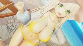 MMD : Summer Time - Nonomi (HD)【Ray-MMD】[1440p60]