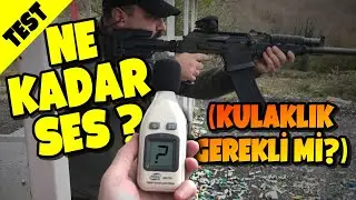 Tabanca ve tüfek atışlarında ne kadar ses çıkar?
