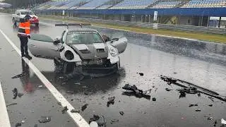 Porsche 992 GT3 RS HEAVY crash during trackday!