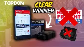Topdon's TopScan BEATS Harbor Freight, the best BANG for your buck DIY Scan Tool