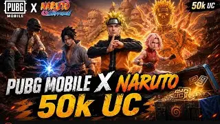 PUBG MOBILE × Naruto Shippuden 🔥 50K UC Lucky Spin! Did I Get Everything? 🤯
