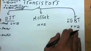 الدرس 16 انواع الترانزيزتور و الفرق بينهم Transistor types