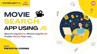 Movie Search App Using HTML, CSS and JavaScript | JavaScript Tutorials for Beginners