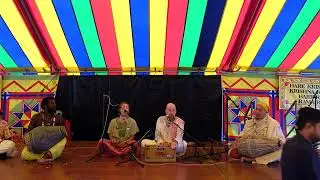 Hare Krishna kirtan by Jaya Madhava das - ISKCON Boston Ratha Yatra 2024