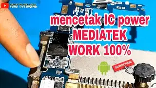 CARA MENCETAK TIMAH SEDERHANA | DI IC POWER HP & MEMASANG DENGAN SEMPURNA WORK 100% !!