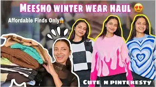 *HUGE MEESHO WINTER WEAR HAUL* 😍Affordable Finds Only🥰 Under ₹599😱|| ClassyWings✨