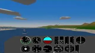 YSFlight landing at Hongkong