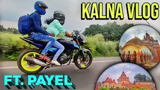 First Moto Vlogging e Giye Emonta Hobe Ami Vabteo Parini😞 | Kalna Vlogs 108 Shiv Mondir & Raj Bari |