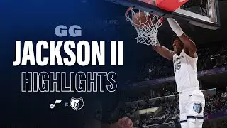 GG Jackson II Highlights vs  Utah Jazz