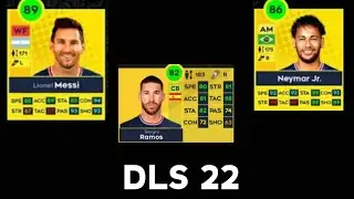 DLS 22 | PSG all Players | Player Ratings!🔥