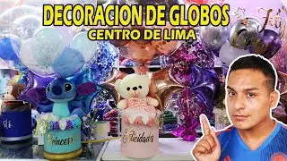 DECORACION DE GLOBOS PARA CUMPLEAÑOS - QUINCEAÑOS Y MAS