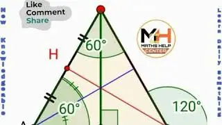 Properties of equilateral triangle|| equilateral triangle| maths activity| geometry| Mathshelpcenter