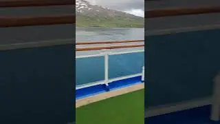 Sailing out of Akureyri in Iceland
