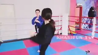 Boy and girl wrestling: New Amazing tqunices 😱 | 