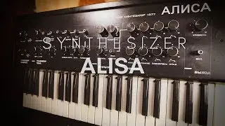 Alisa 1377 Analog USSR Synthesizer Rare Soviet