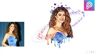 PicsArt Dripping Effect Editing Tutorial  | Picsart editing tutorial  |