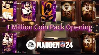 1 MILLION Coin Madden 24 ultimate team pack opening PLUS a 98/99 pack