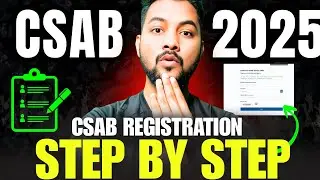Urgent Official🛑📌|CSAB Counselling Choice Filling Start✅|How To Do Registration Of Csab Counselling