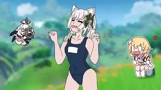Genshin impact | Нахида танцует под песню Barbie Girl