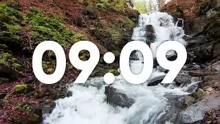 🏞️Flowing River - 20 Minute Timer [Natural Sounds]
