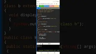 What will be the output if we put child class object in parent class object ??? 
