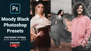 Black Tones Moody Presets - photoshop presets - Black Tones Filters | photoshop Tutorials