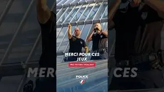 Merci pour ces Jeux #police #àlinterieurdesjeux #jeuxolympiques2024