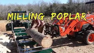 Milling Poplar Siding For The Solar Kiln