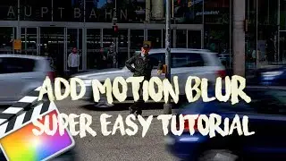 MOTION BLUR FINAL CUT PRO - Must have for FCPX EDITORS! - Easy to install, Easy to use
