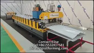 Chile South America trapezoid corrugated roofing sheet making machine roof tile