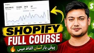 Shopify Dropshipping Full Course in Urdu | Shopify Tutorial For Beginners 2024