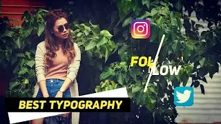 Best typography like after effects | Best typography fonts | Designing typography