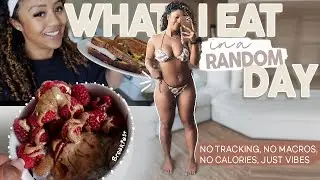 full day of eating | no tracking, no calories, just vibes :) (+ full pull workout)