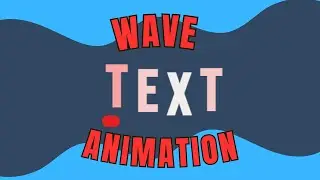 Create a Wave Text Animation with HTML and CSS in 4 Minutes