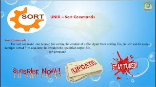 Lesson - 14 : UNIX - Sort Commands in Unix