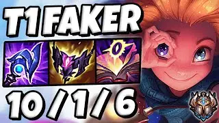 T1 Faker Zoe vs Zed [ MID ] Patch 12.6 Korea Challenger ✅