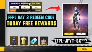 3 July Redeem Code l Free Fire Pro League Dream Team Day 3 Redeem Code l Free Fire New Redeem Code