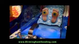 Bob's Space Racers Stinky Feet Redemption Arcade Game Coin Model.flv