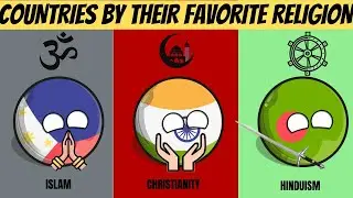 Countries by their Favorite Religion | Country ball stories