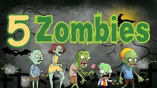 5 ZOMBIES | Scary Spooky Halloween Story| ReadAloud@happybimbi