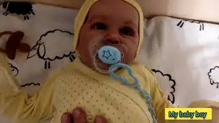 Вечер-ночь с реборном Тео. Наш вечер с реборном. Кормление и переодевание новорожденного реборна 👶🏻🍼